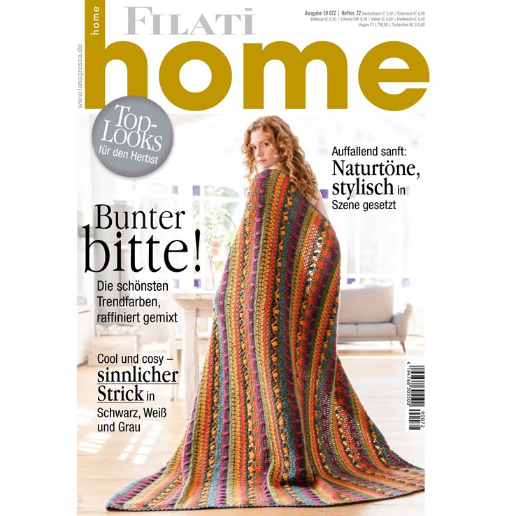 Lana Grossa FILATI Handstrick No. 72 (Home) - Istruzioni in inglese (EN)