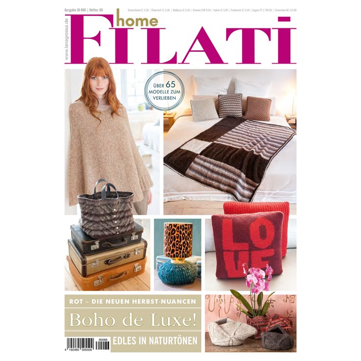 Lana Grossa FILATI Handstrick No. 66 (Home) - Magazine (DE) + Knitting instructions (EN)