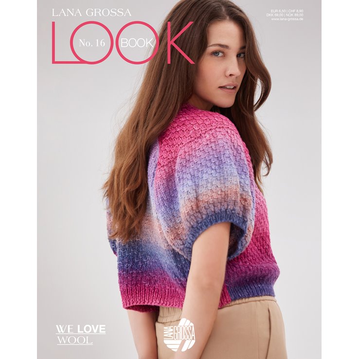 Lana Grossa LOOKBOOK No. 16 - Rivista tedesca + istruzioni in francese