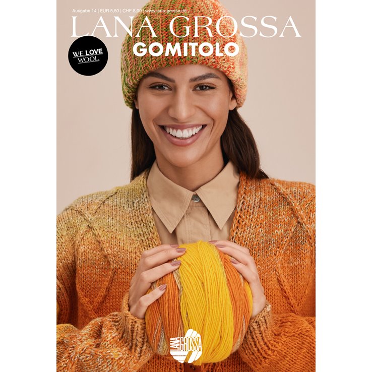 Lana Grossa GOMITOLO No. 14 - Rivista tedesca + istruzioni in francese
