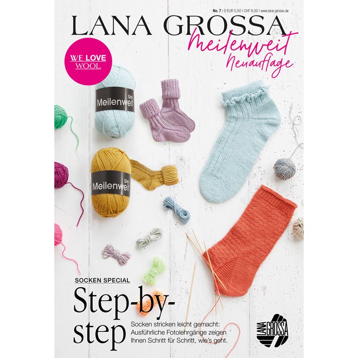 Lana Grossa MEILENWEIT No. 7 Neuauflage - Edizione tedesca