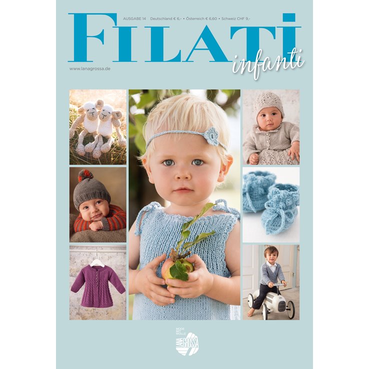 Lana Grossa FILATI INFANTI No. 14 - Magazine (DK) + Knitting instructions (EN)