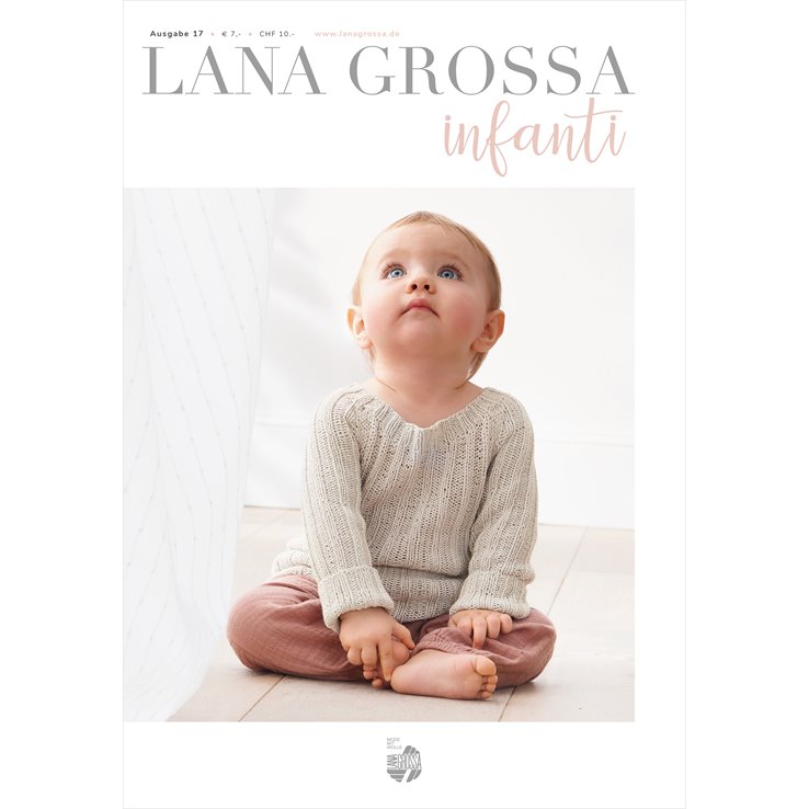 Lana Grossa INFANTI No. 17 - Rivista tedesca + istruzioni in francese
