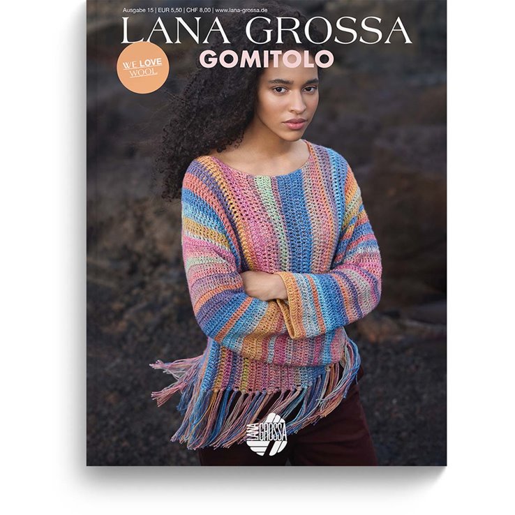 GOMITOLO No. 15 - Rivista tedesca + istruzioni in francese di Lana Grossa