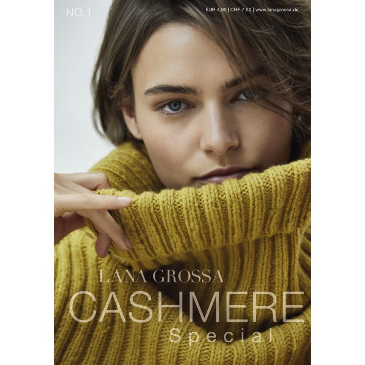 Lana Grossa CASHMERE SPECIAL No. 1 - Rivista tedesca + istruzioni in inglese