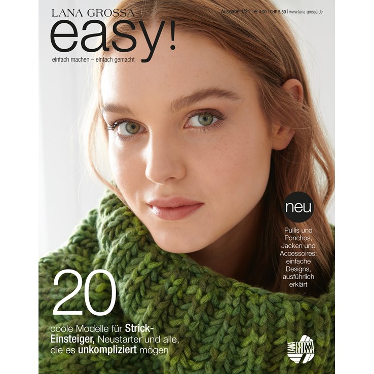 Lana Grossa EASY No. 1 - Rivista + istruzioni in tedesco