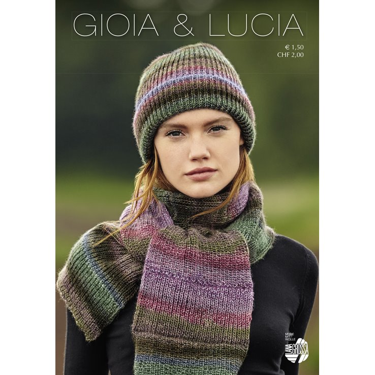 Lana Grossa GIOIA & LUCIA Flyer - Rivista tedesca + istruzioni in inglese (EN)