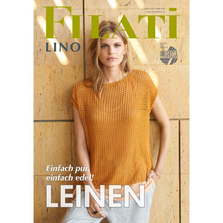Lana Grossa FILATI Lino No. 1 - Istruzioni in inglese