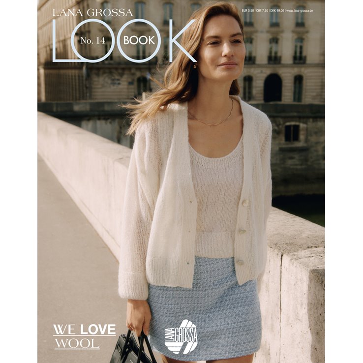 Lana Grossa LOOKBOOK No. 14 - Rivista tedesca + istruzioni in francese