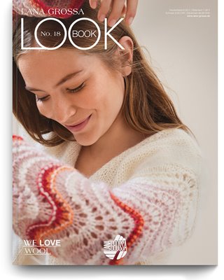 Lana Grossa LOOKBOOK No. 18 - Rivista tedesca + istruzioni in francese