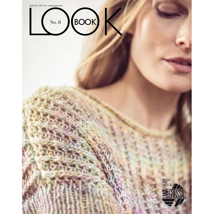 Lana Grossa LOOKBOOK No. 8 - Rivista tedesca + istruzioni in francese