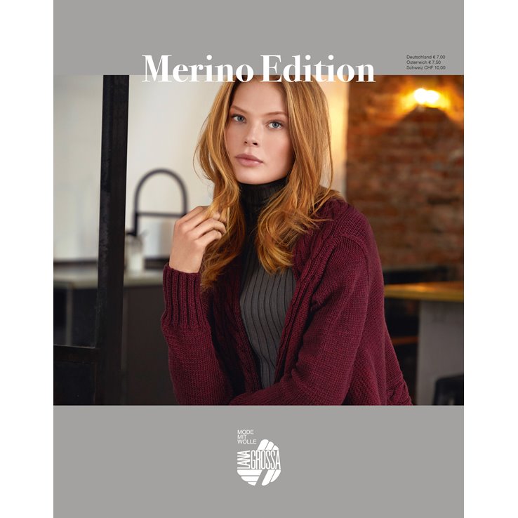 Lana Grossa Merino Edition No. 1 - Rivista tedesca + istruzioni in francese