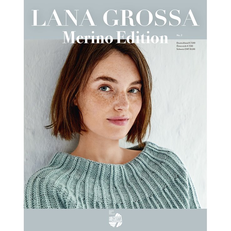 Lana Grossa Merino Edition No. 2 - Rivista tedesca + istruzioni in francese