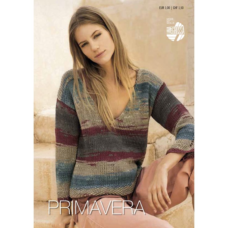 Lana Grossa PRIMAVERA Flyer 2018 - Magazine (DE) + Knitting instructions (EN)