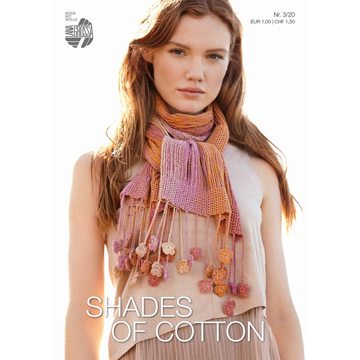 Lana Grossa SHADES OF COTTON Flyer No. 3 - Istruzioni in inglese