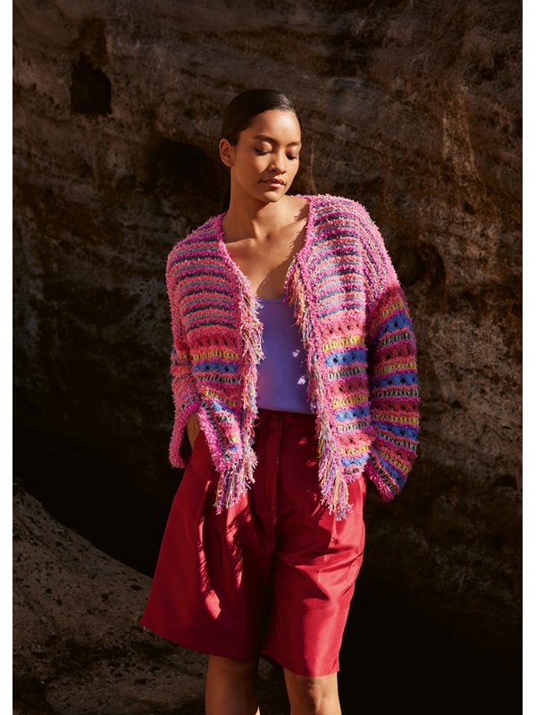 Lana Grossa GIACCA Frizzante, Filo Lurex, Per Fortuna & Tessera