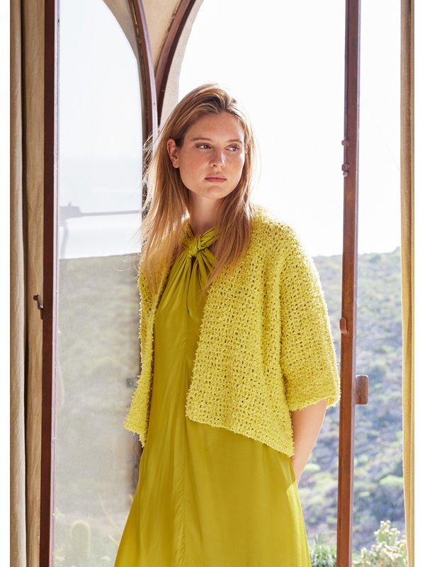 Lana Grossa GIACCA A KIMONO Frizzante