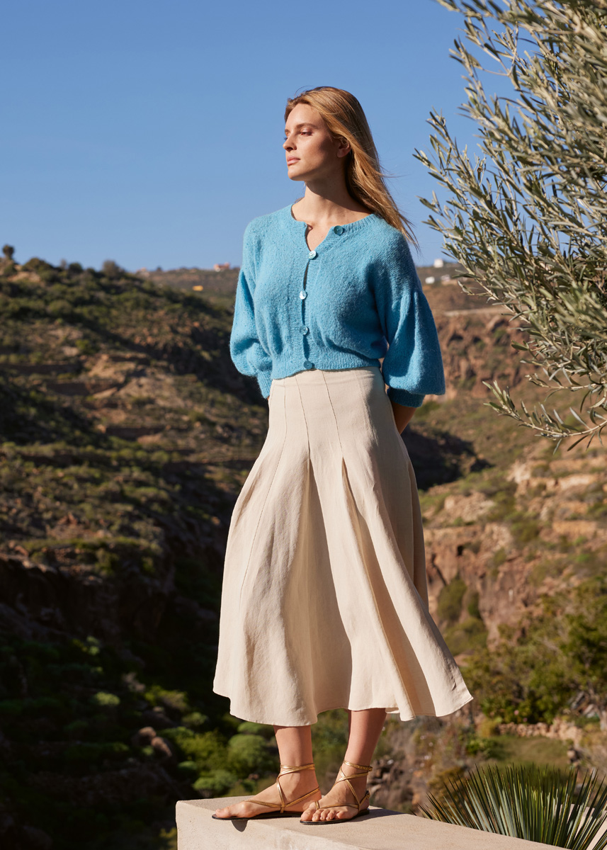 GIACCA LAVORATA TOP-DOWN Setasuri Pearls di Lana Grossa