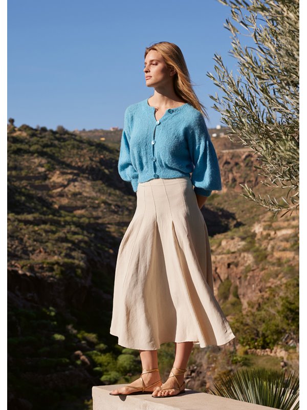 Lana Grossa GIACCA LAVORATA TOP-DOWN Setasuri Pearls