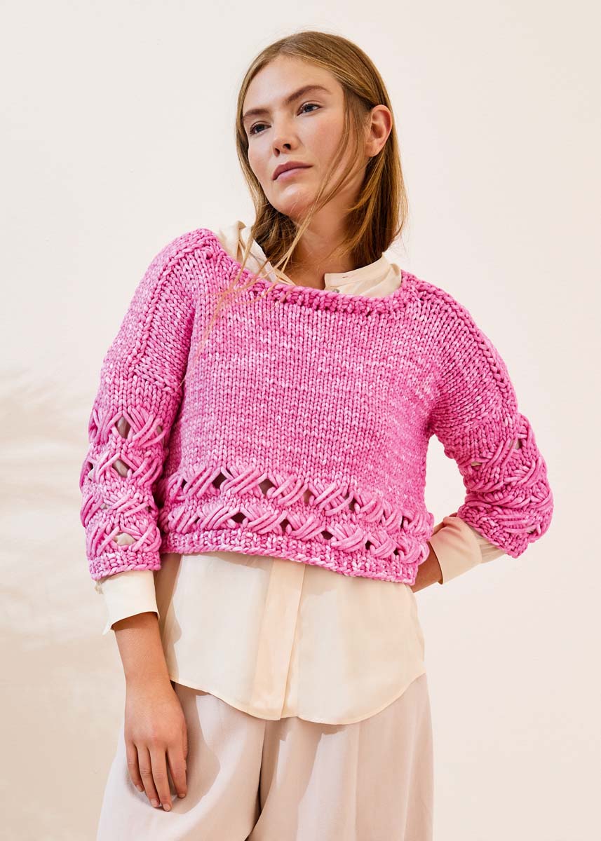 Lana Grossa LOOKBOOK No. 18 - Rivista tedesca + istruzioni in francese