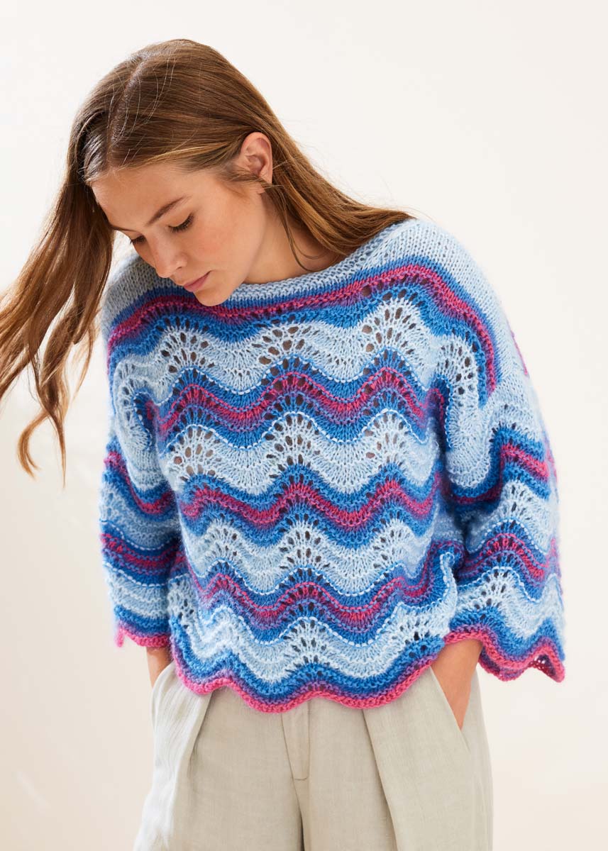 Lana Grossa LOOKBOOK No. 18 - Rivista tedesca + istruzioni in francese