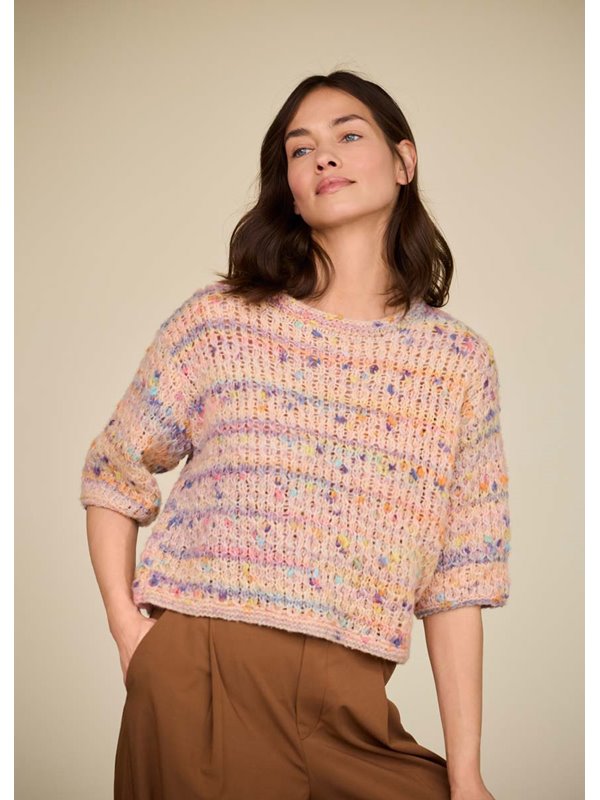 Lana Grossa MAGLIONE A MANICHE CORTE Cassata