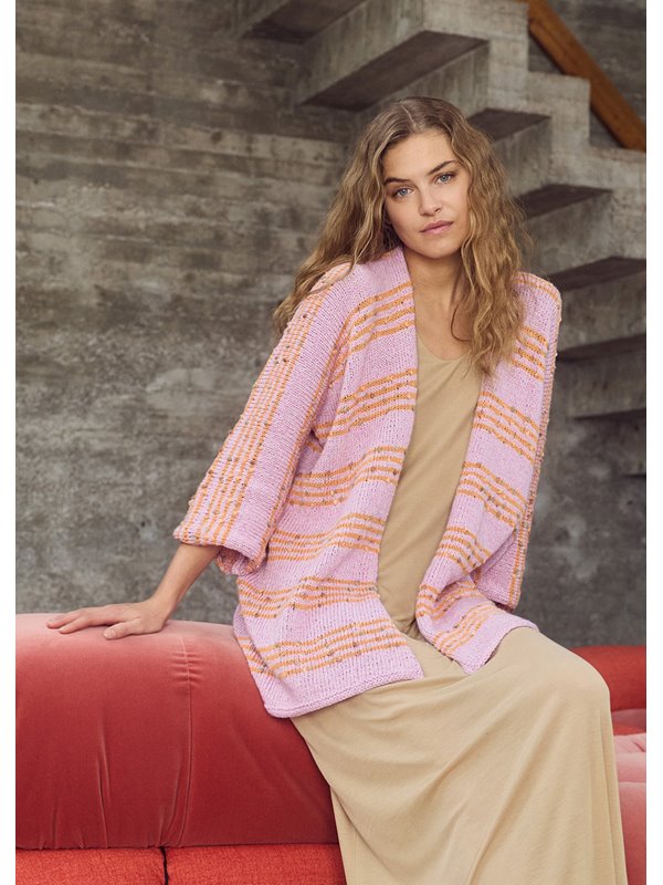 Lana Grossa GIACCA A KIMONO Summer Softness & Popcorn