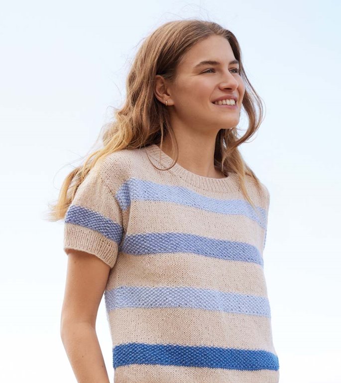 Lana Grossa SHIRT Ecopuno - Strikkeoppskrift (NO)