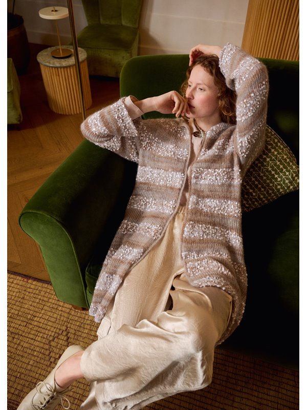 Lana Grossa GIACCA LUNGA Superkid Seta & Cosmo