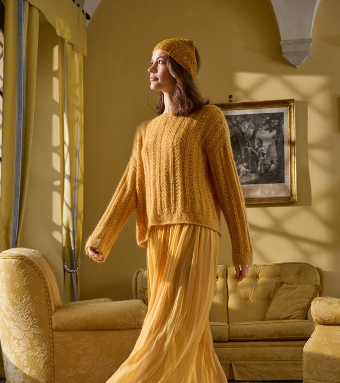 Lana Grossa MAGLIONE Setasuri & Glamour