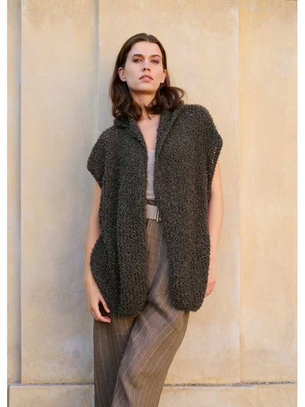 Lana Grossa SMANICATO CON CAPPUCCIO Frizzante