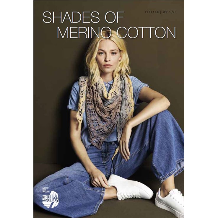 Lana Grossa SHADES OF MERINO COTTON FLYER 3 - Magazine (DE) + Knitting instructions (EN)
