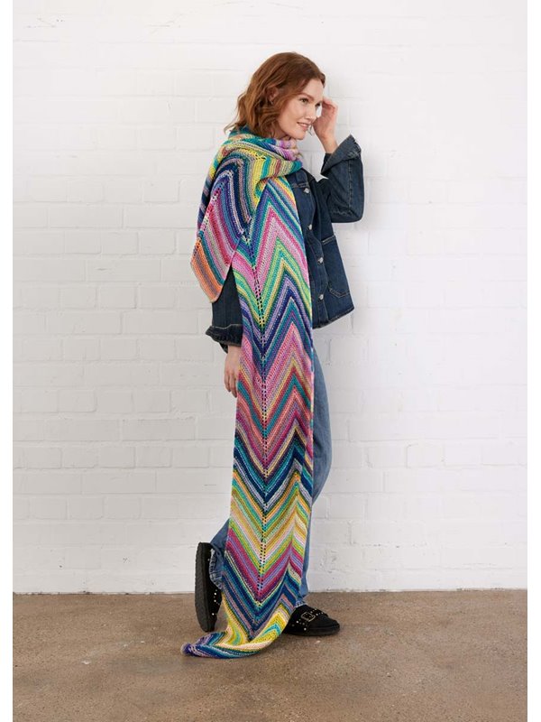 Lana Grossa SCIALLE A ZIG ZAG Farfalla