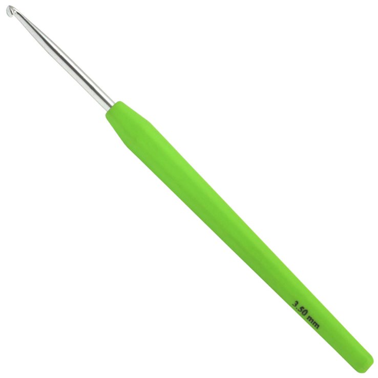 Lana Grossa Ago uncinetto design Color (con manico morbido) mis. 3,5