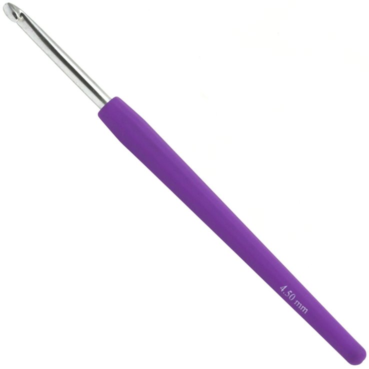 Lana Grossa Ago uncinetto design Color (con manico morbido) mis. 4,5