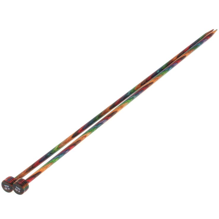 Lana Grossa Aghi da maglia design-legno Color mis. 4,5/35cm