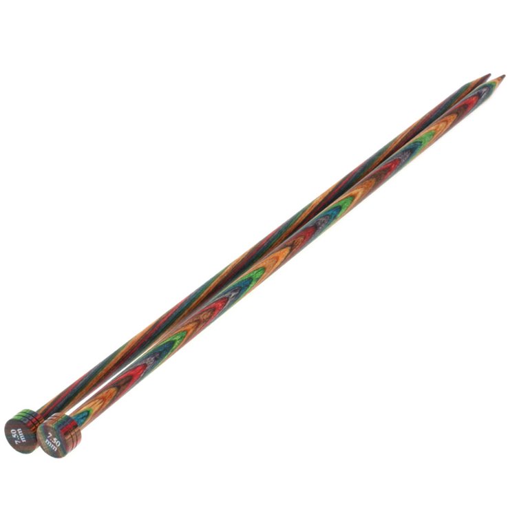 Lana Grossa Aghi da maglia design-legno Color mis. 7,5/35cm
