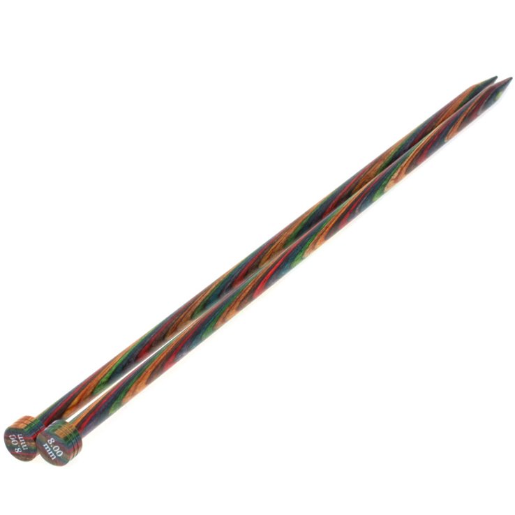 Lana Grossa Aghi da maglia design-legno Color mis. 8,0/35cm