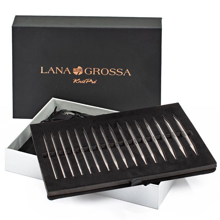 Lana Grossa  Assortimento d’aghi acciaio inossidabile