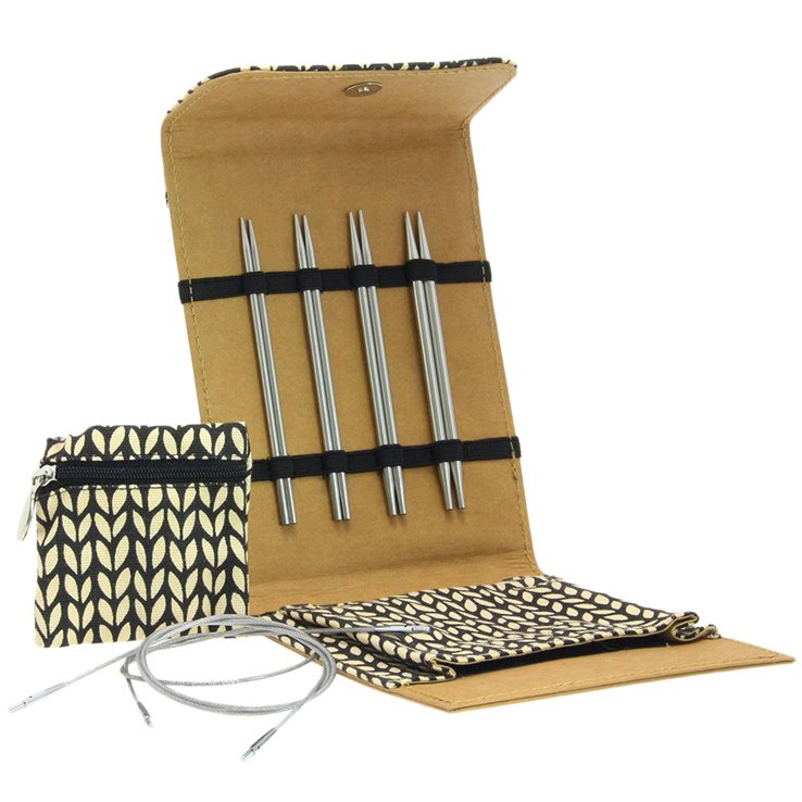 Lana Grossa Assortimento d’aghi acciaio inossidabile piccolo (marone)