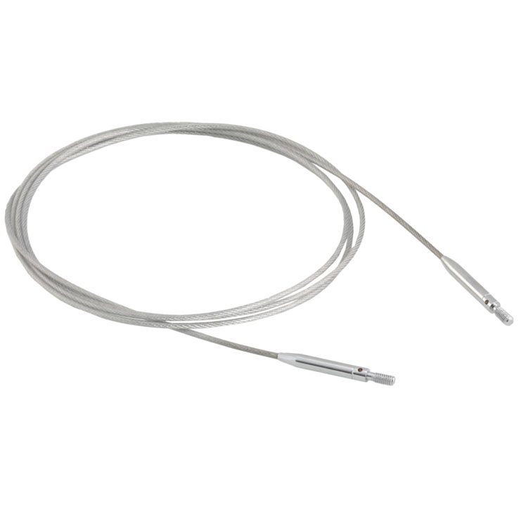 Lana Grossa Cavo d’ago acciaio inossidabile 120cm ruotabile