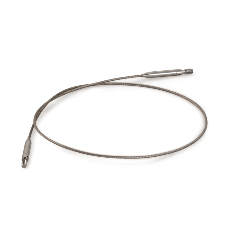 Lana Grossa Cavo d'ago fine acciaio inox Vario 60 cm girevole