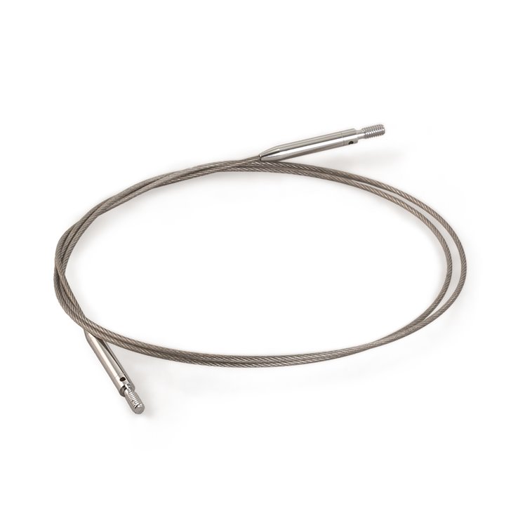 Lana Grossa Cavo d'ago fine acciaio inox Vario 80 cm girevole