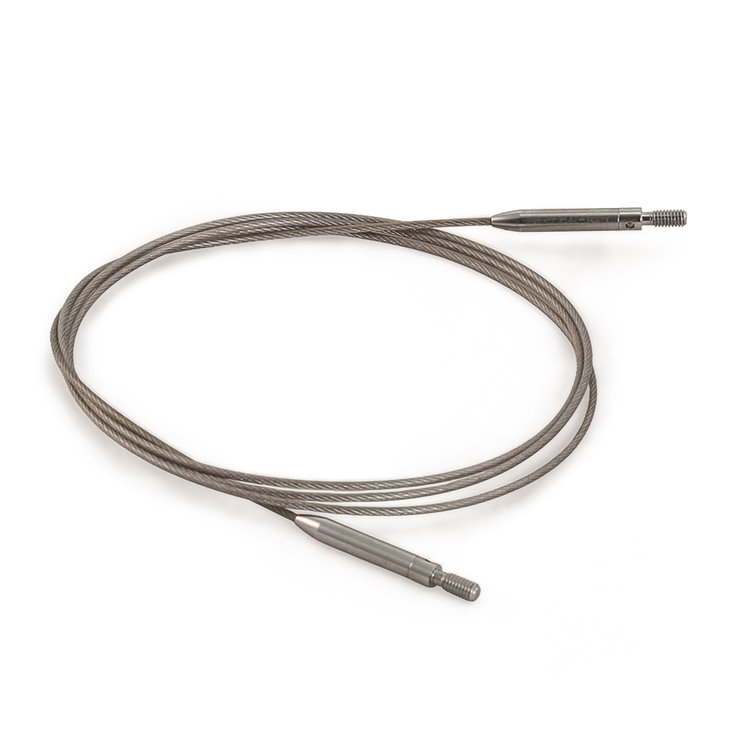 Lana Grossa Cavo d'ago fine acciaio inox Vario 100 cm girevole