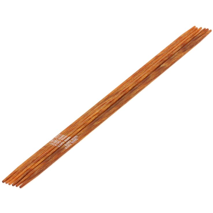 Lana Grossa Aghi da calza design-legno Quattro mis. 2,0/15cm