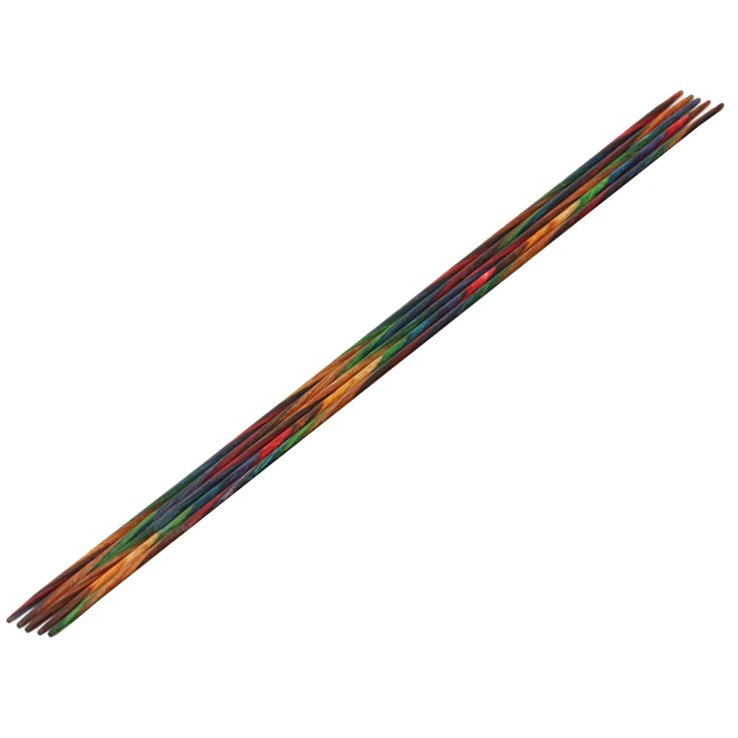 Lana Grossa Aghi da calza design-legno Multicolor mis. 2,25/20cm