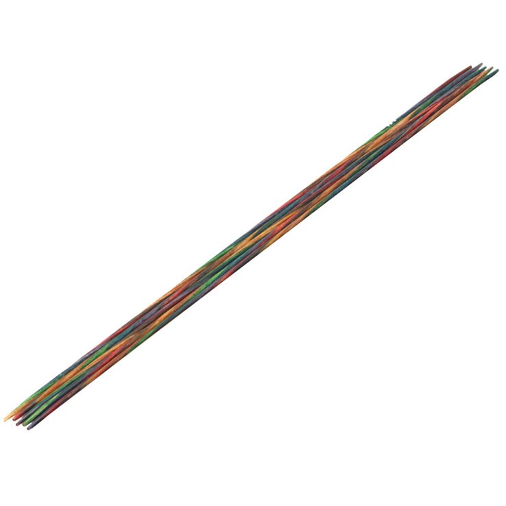 Lana Grossa Aghi da calza design-legno Multicolor mis. 2,5/20cm