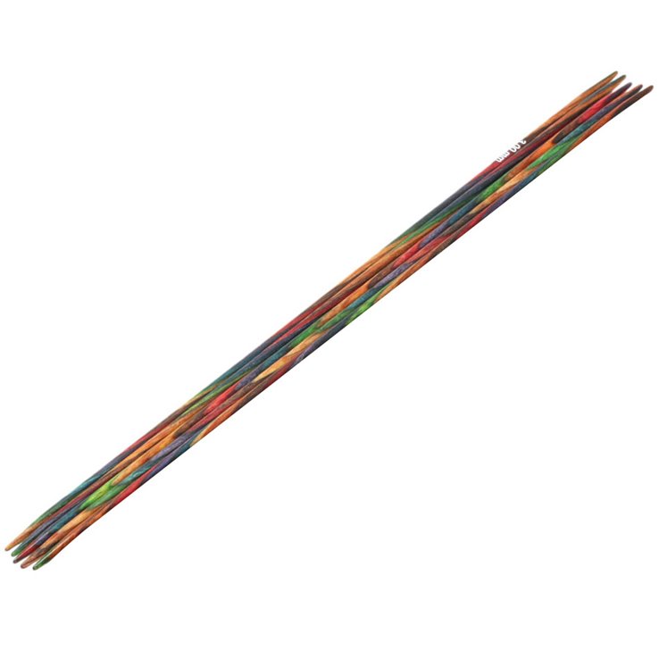 Lana Grossa Aghi da calza design-legno Color mis. 3,25/20cm