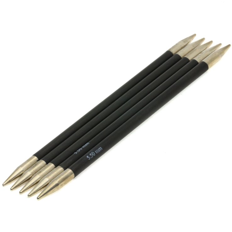 Lana Grossa Aghi da calza karbon mis. 5,5/15cm