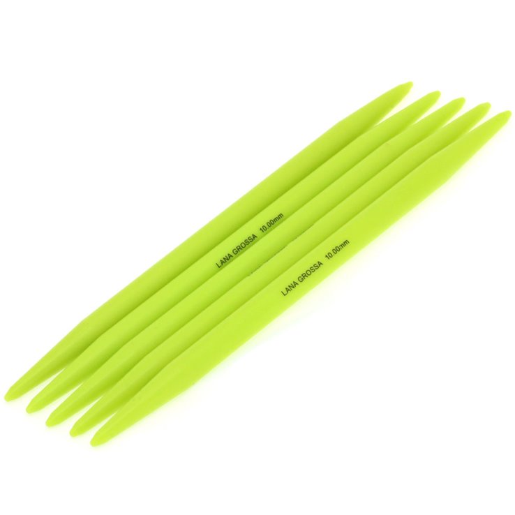 Lana Grossa Aghi da calza plastica mis.10,0/20cm